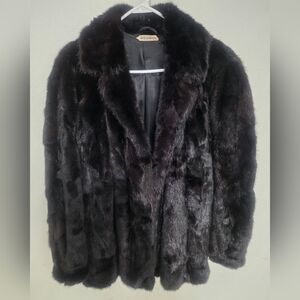 GLAMOROUS GENUINE TAYLORD MINK COAT SIZE MEDIUM-LARGE